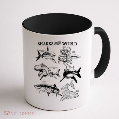 Sharks Of The World Coffee Mug back