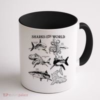 Sharks Of The World Coffee Mug thumb 1