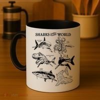 Sharks Of The World Coffee Mug thumb 4