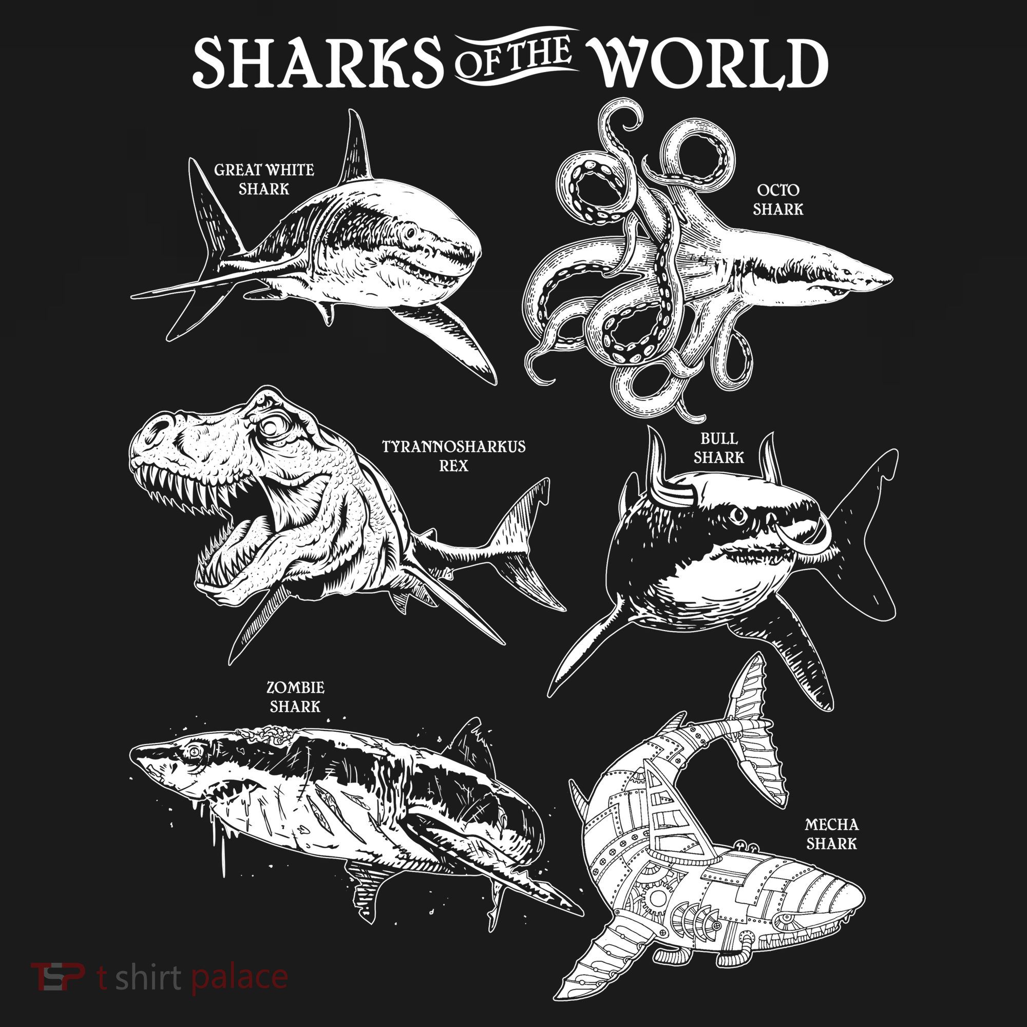 Sharks Of The World Ornament