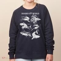 Sharks Of The World Women's Sweatshirt thumb 0