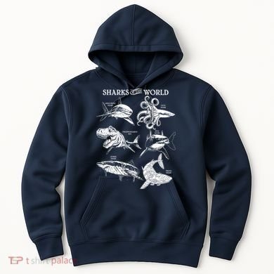 Sharks Of The World Hoodie