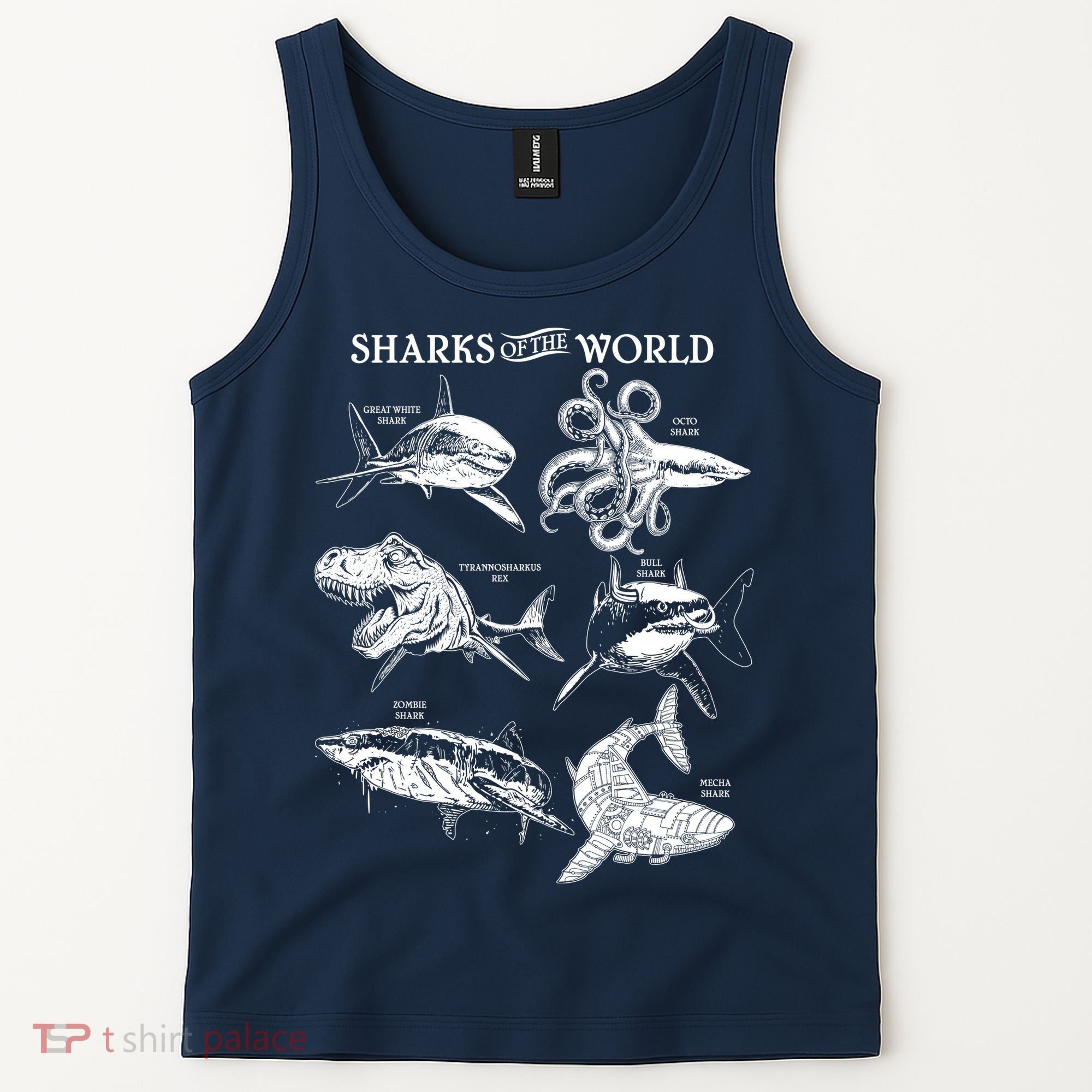 Sharks Of The World Tank Top