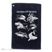 Sharks Of The World Golf Towel thumb 0