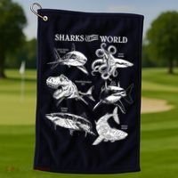 Sharks Of The World Golf Towel thumb 1