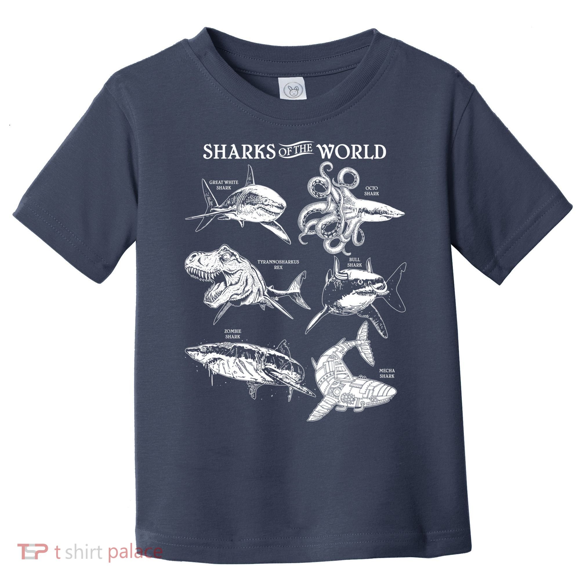 Sharks Of The World Toddler T-Shirt