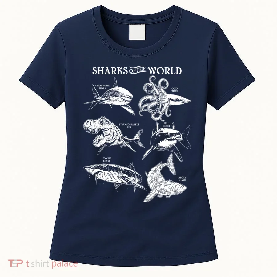 Sharks Of The World Women's T-Shirt