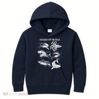 Sharks Of The World Kids Hoodie thumb 0