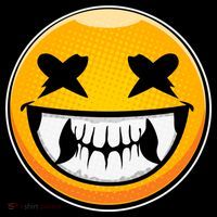 Sharp Toothed Smiley Creepy Emoji Hoodie thumb 7