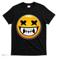 Sharp Toothed Smiley Creepy Emoji T-Shirt thumb 0