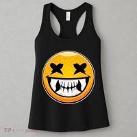Sharp Toothed Smiley Creepy Emoji Women's Tank Top thumb 3