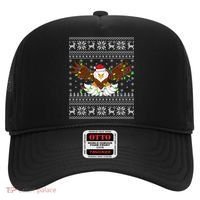 Santa Hat Bald Eagle Xmas Lighting Ugly Bald Eagle Christmas Gift Hat thumb 0