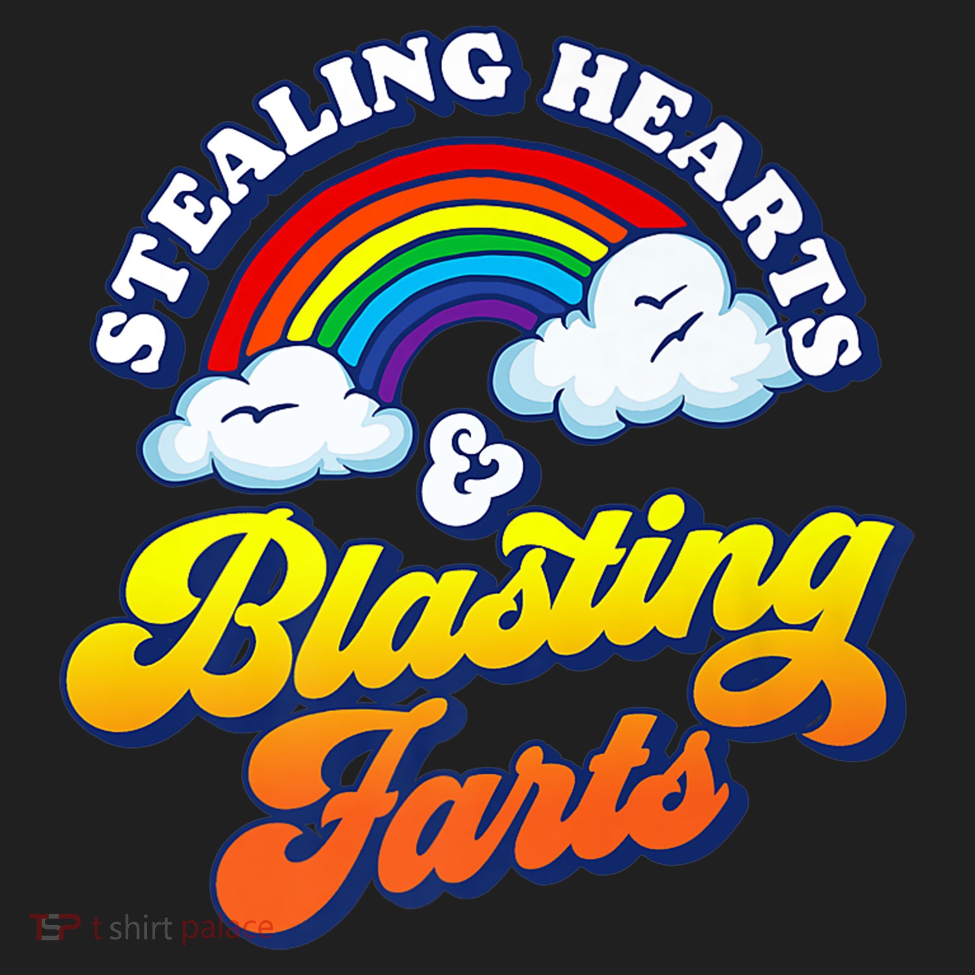 Stealing Hearts Blasting Farts Gift Funny Rainbow Valentines Gift Beanie