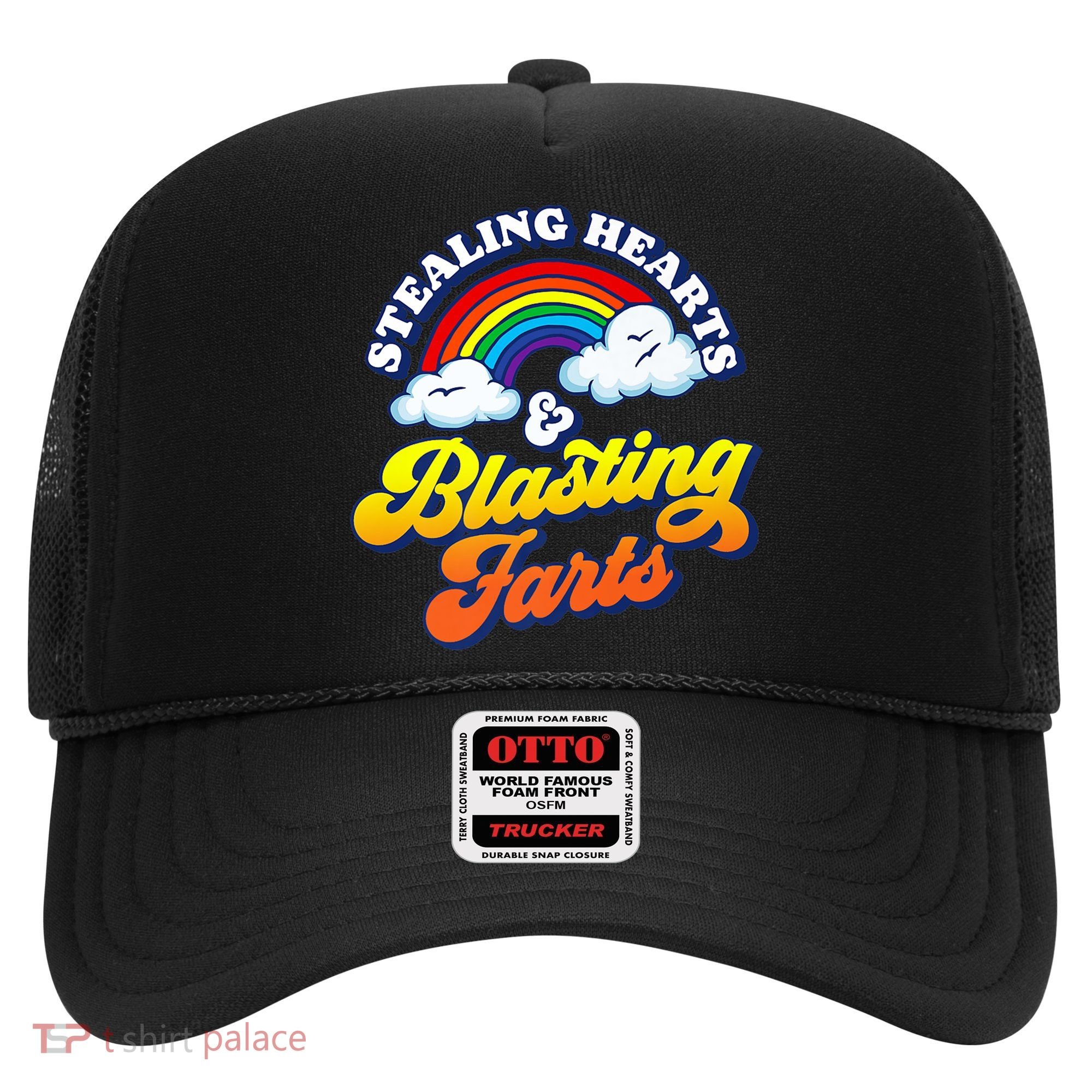 Stealing Hearts Blasting Farts Gift Funny Rainbow Valentines Gift Hat
