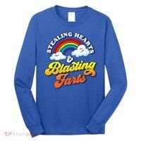 Stealing Hearts Blasting Farts Gift Funny Rainbow Valentines Gift Long Sleeve Shirt thumb 0