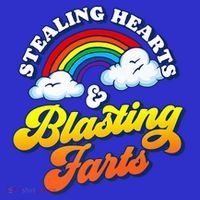 Stealing Hearts Blasting Farts Gift Funny Rainbow Valentines Gift Women's Tank Top thumb 5