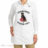 Stealing Hearts Blasting Farts Rottweiler Valentines Day Apron thumb 2