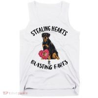 Stealing Hearts Blasting Farts Rottweiler Valentines Day Tank Top thumb 0