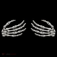 Skeleton Hands Breast Halloween Backpack thumb 2