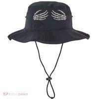 Skeleton Hands Breast Halloween Bucket Hat thumb 0