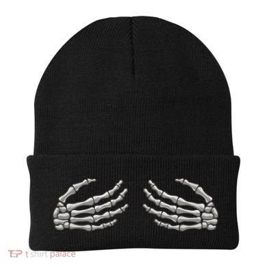 Skeleton Hands Breast Halloween Beanie