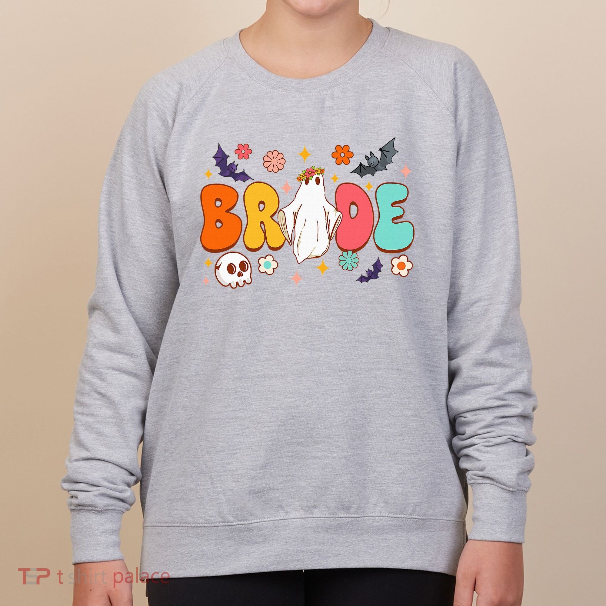 Spooky Halloween Bride To Be Bachelorette Party Matching Women's Sweatshirt