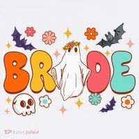 Spooky Halloween Bride To Be Bachelorette Party Matching Hoodie thumb 2