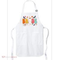 Spooky Halloween Bride To Be Bachelorette Party Matching Apron thumb 0