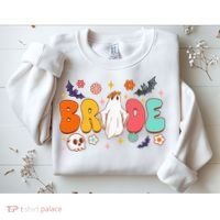 Spooky Halloween Bride To Be Bachelorette Party Matching Sweatshirt thumb 2