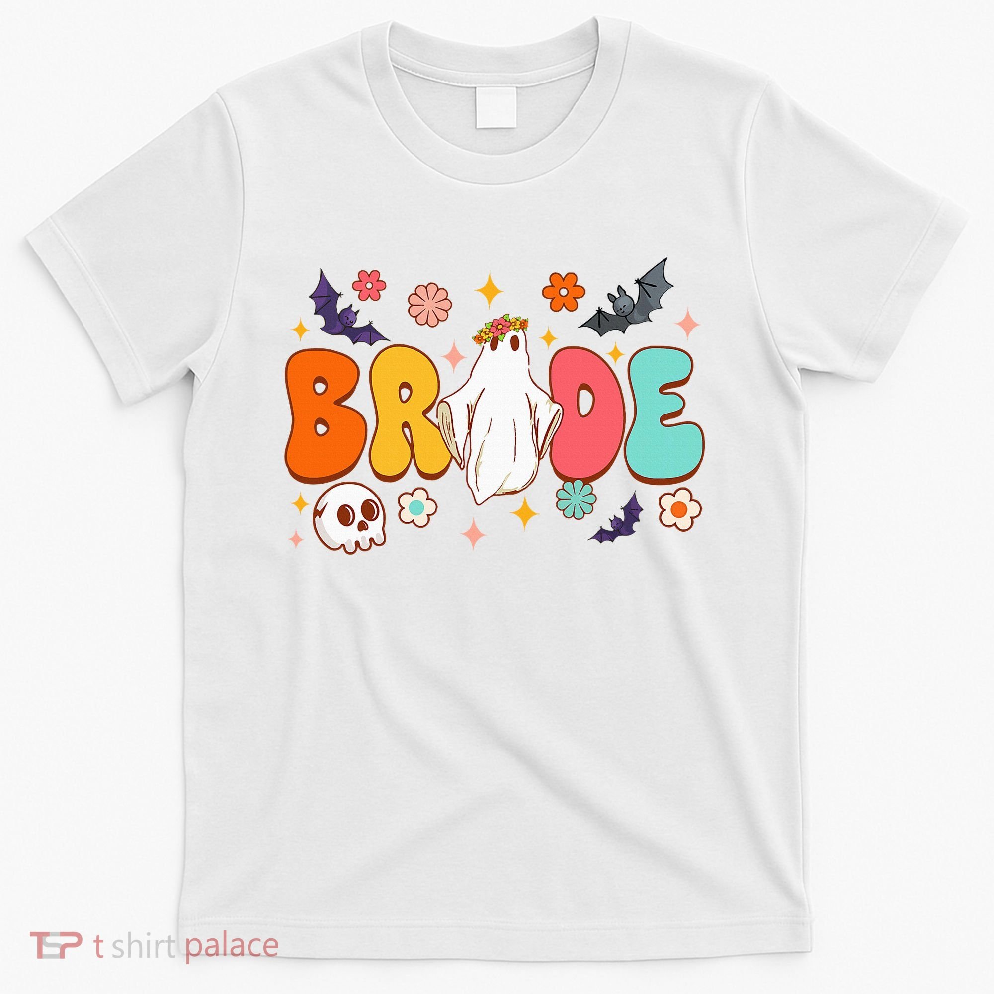 Spooky Halloween Bride To Be Bachelorette Party Matching T-Shirt