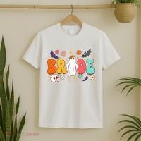 Spooky Halloween Bride To Be Bachelorette Party Matching T-Shirt thumb 2