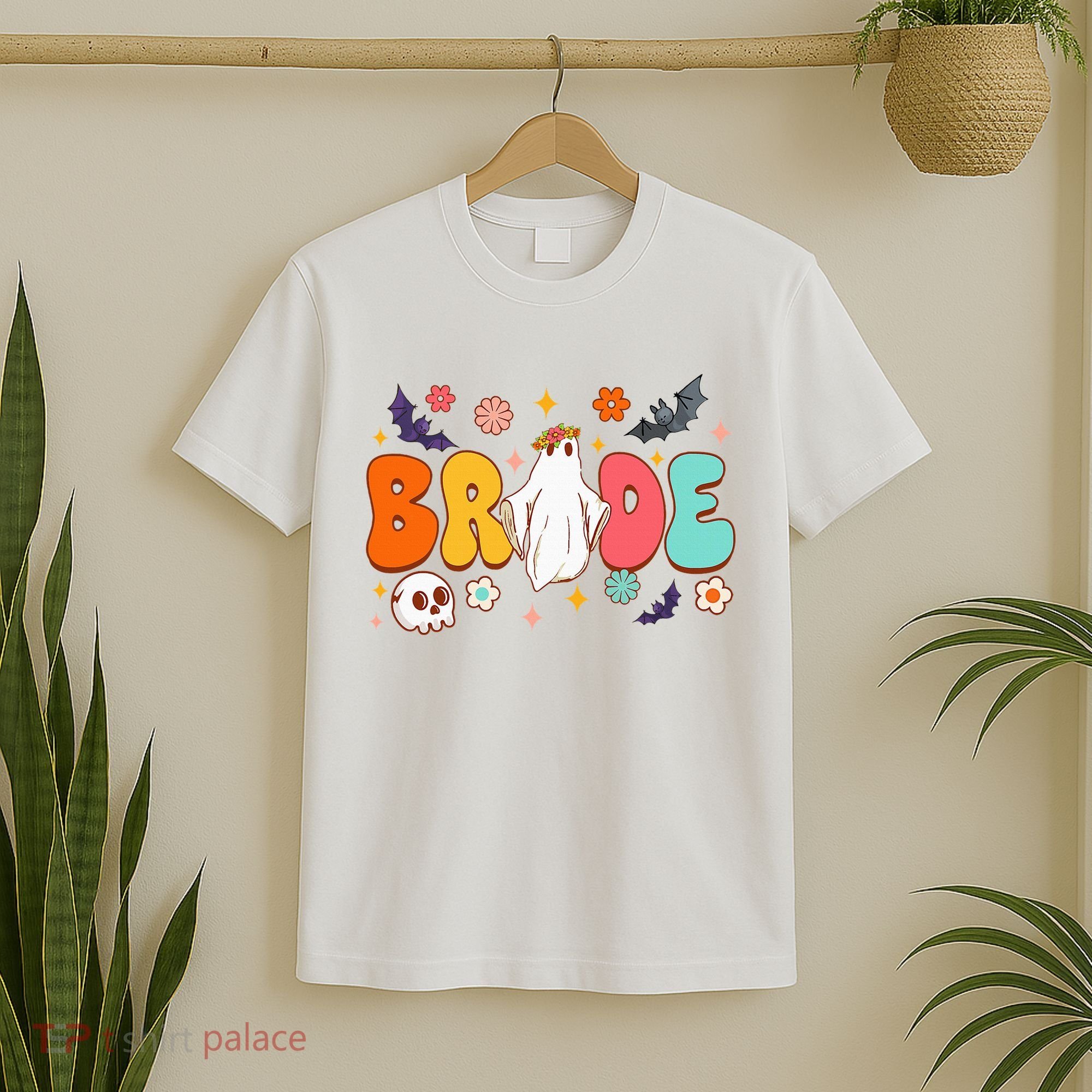 Spooky Halloween Bride To Be Bachelorette Party Matching T-Shirt