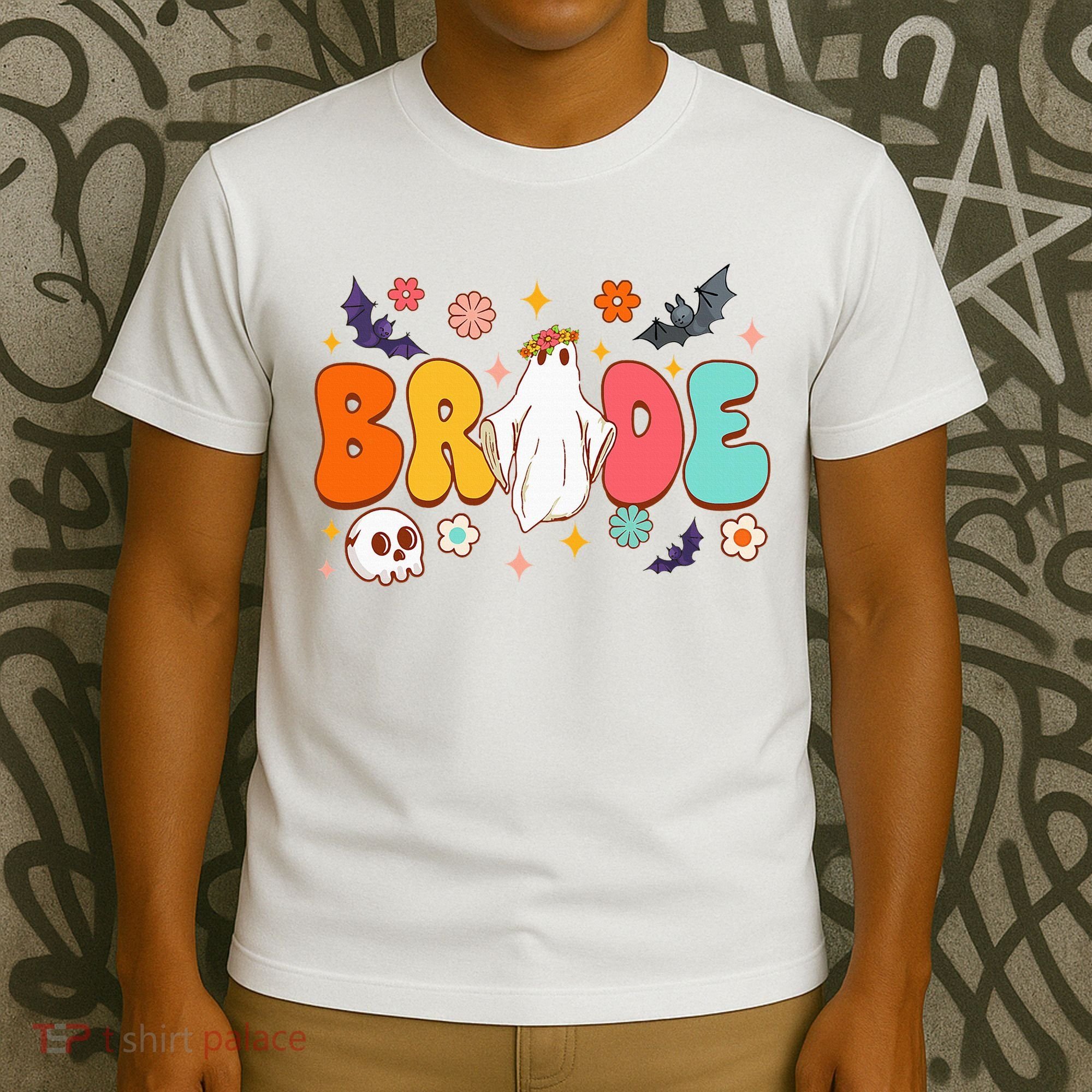 Spooky Halloween Bride To Be Bachelorette Party Matching T-Shirt