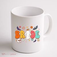 Spooky Halloween Bride To Be Bachelorette Party Matching Coffee Mug thumb 1