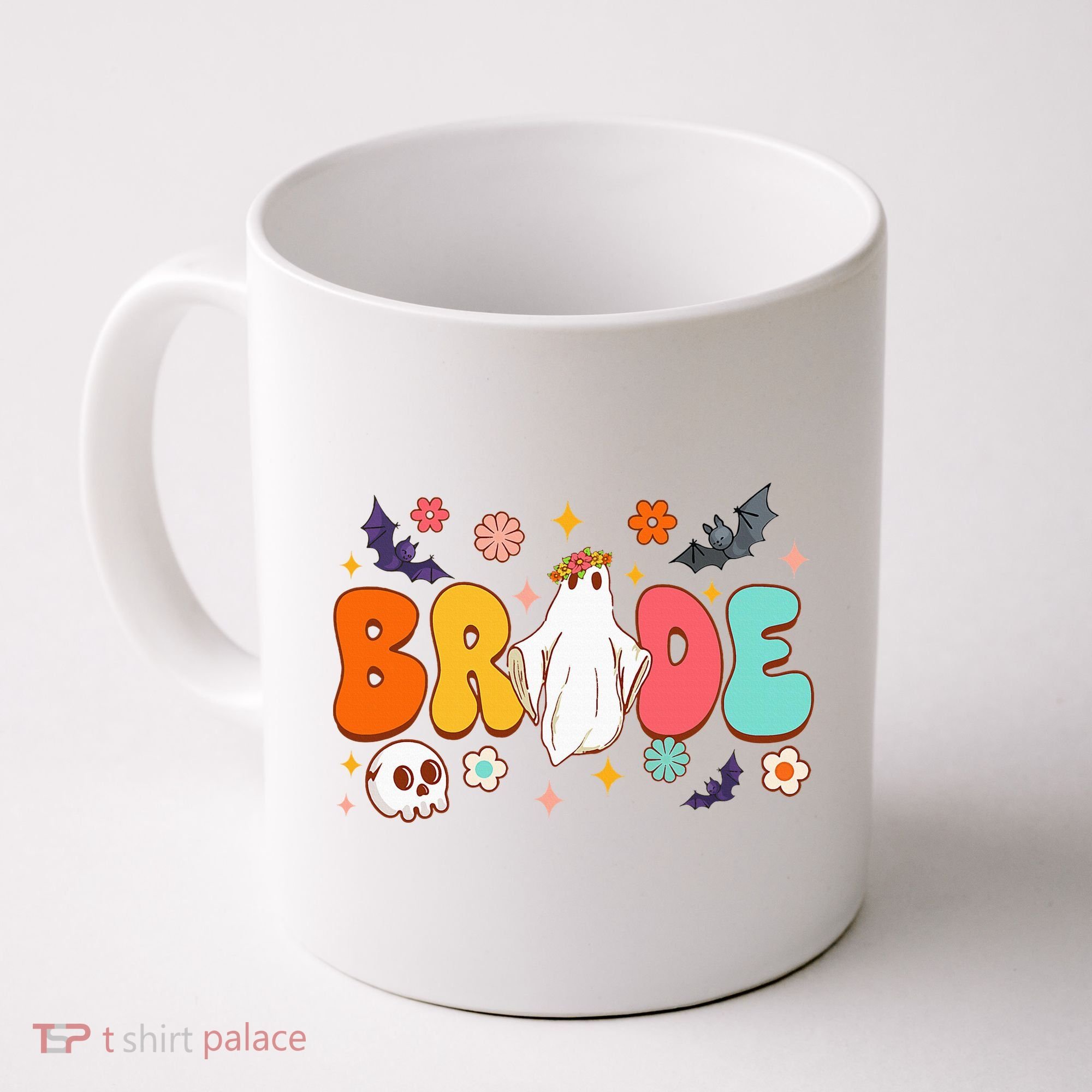 Spooky Halloween Bride To Be Bachelorette Party Matching Coffee Mug