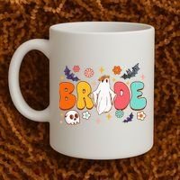 Spooky Halloween Bride To Be Bachelorette Party Matching Coffee Mug thumb 2