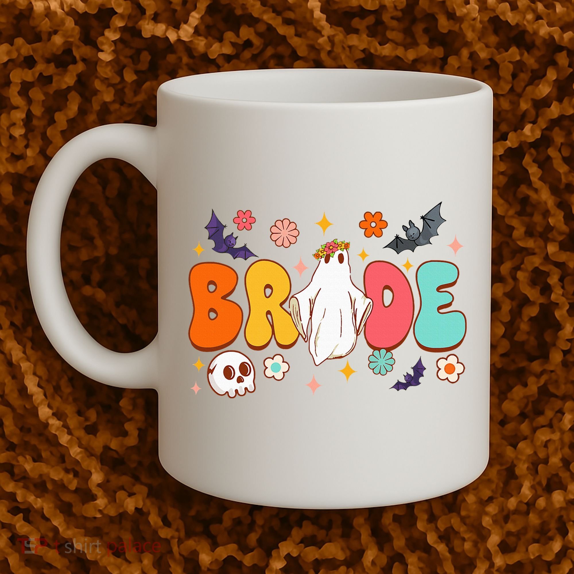 Spooky Halloween Bride To Be Bachelorette Party Matching Coffee Mug