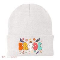 Spooky Halloween Bride To Be Bachelorette Party Matching Beanie thumb 0