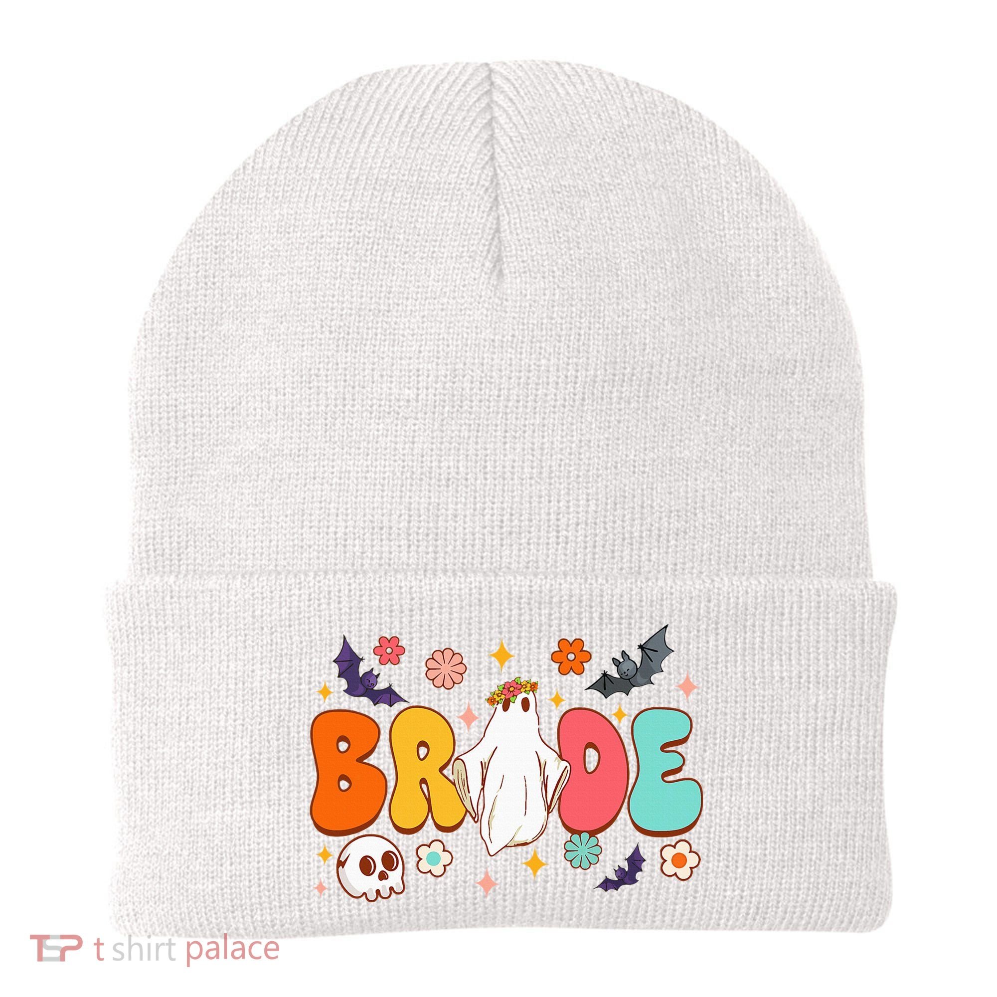 Spooky Halloween Bride To Be Bachelorette Party Matching Beanie
