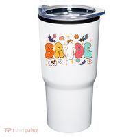 Spooky Halloween Bride To Be Bachelorette Party Matching Tumbler thumb 0
