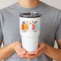 Spooky Halloween Bride To Be Bachelorette Party Matching Tumbler thumb 2