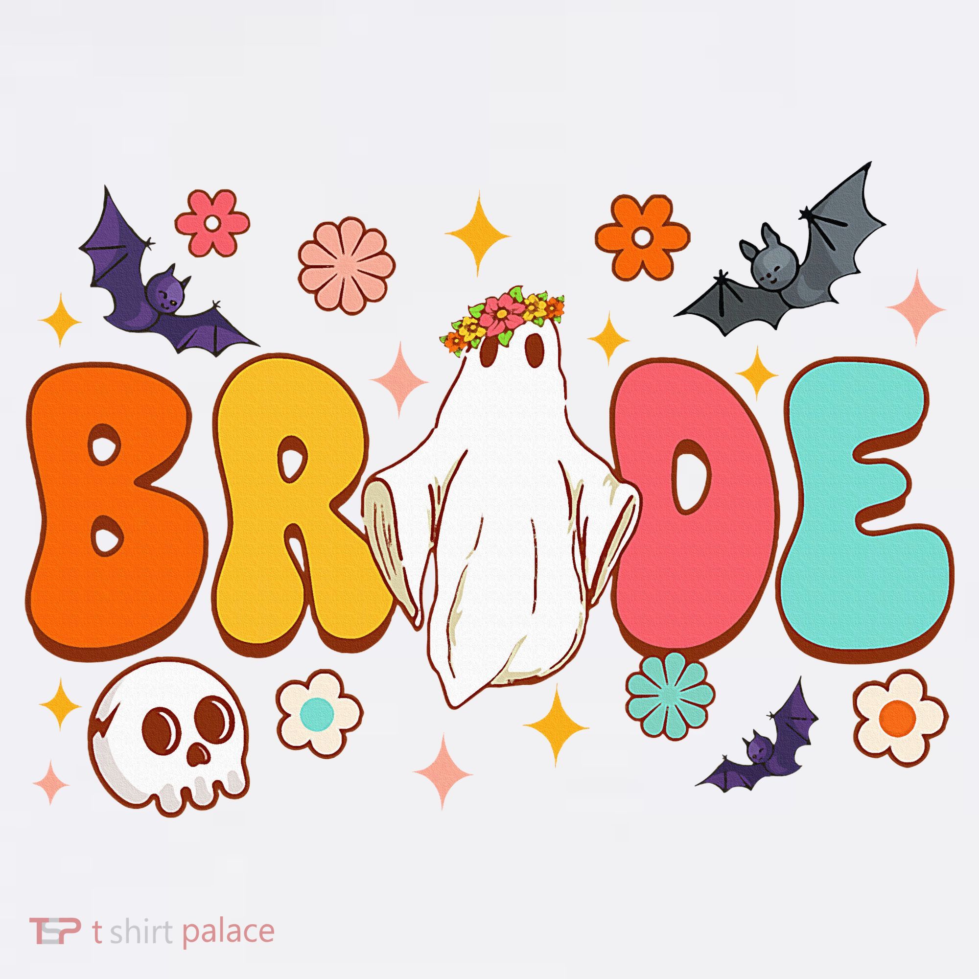 Spooky Halloween Bride To Be Bachelorette Party Matching Women's Tank Top