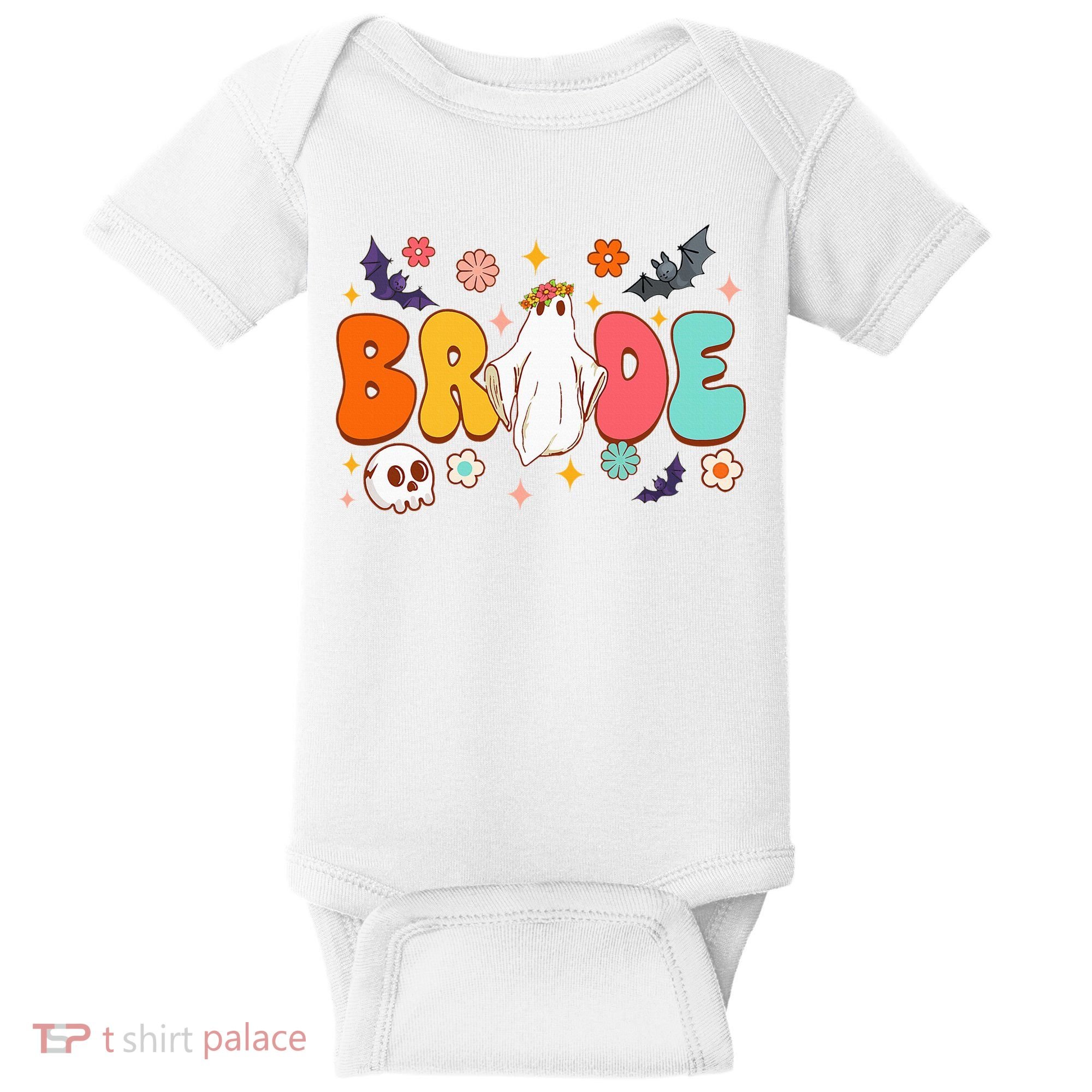 Spooky Halloween Bride To Be Bachelorette Party Matching Baby Bodysuit