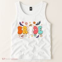 Spooky Halloween Bride To Be Bachelorette Party Matching Tank Top thumb 2