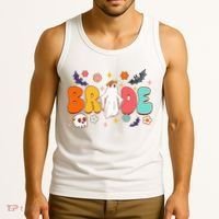 Spooky Halloween Bride To Be Bachelorette Party Matching Tank Top thumb 3