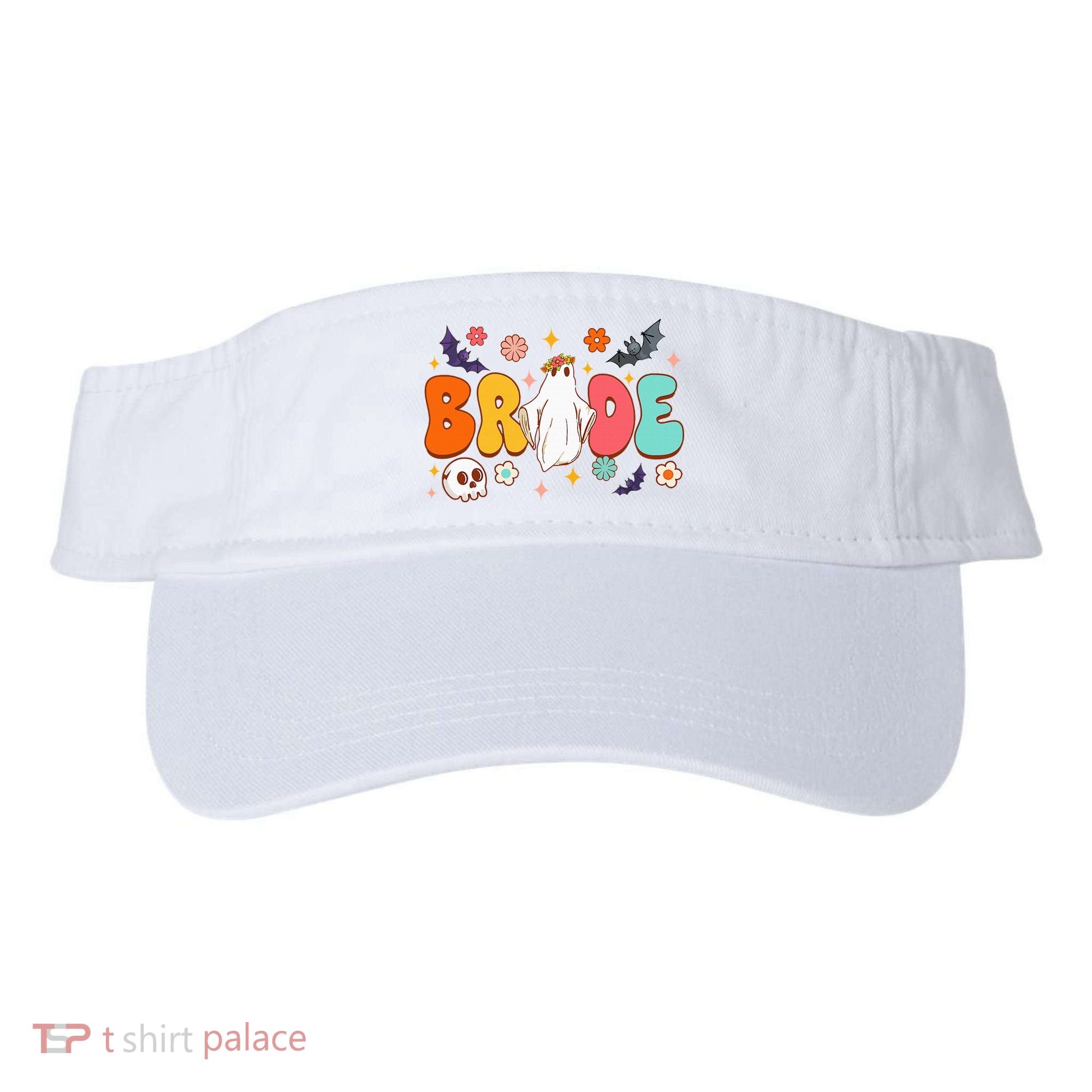 Spooky Halloween Bride To Be Bachelorette Party Matching Visor