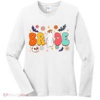 Spooky Halloween Bride To Be Bachelorette Party Matching Women's Long Sleeve Shirt thumb 0