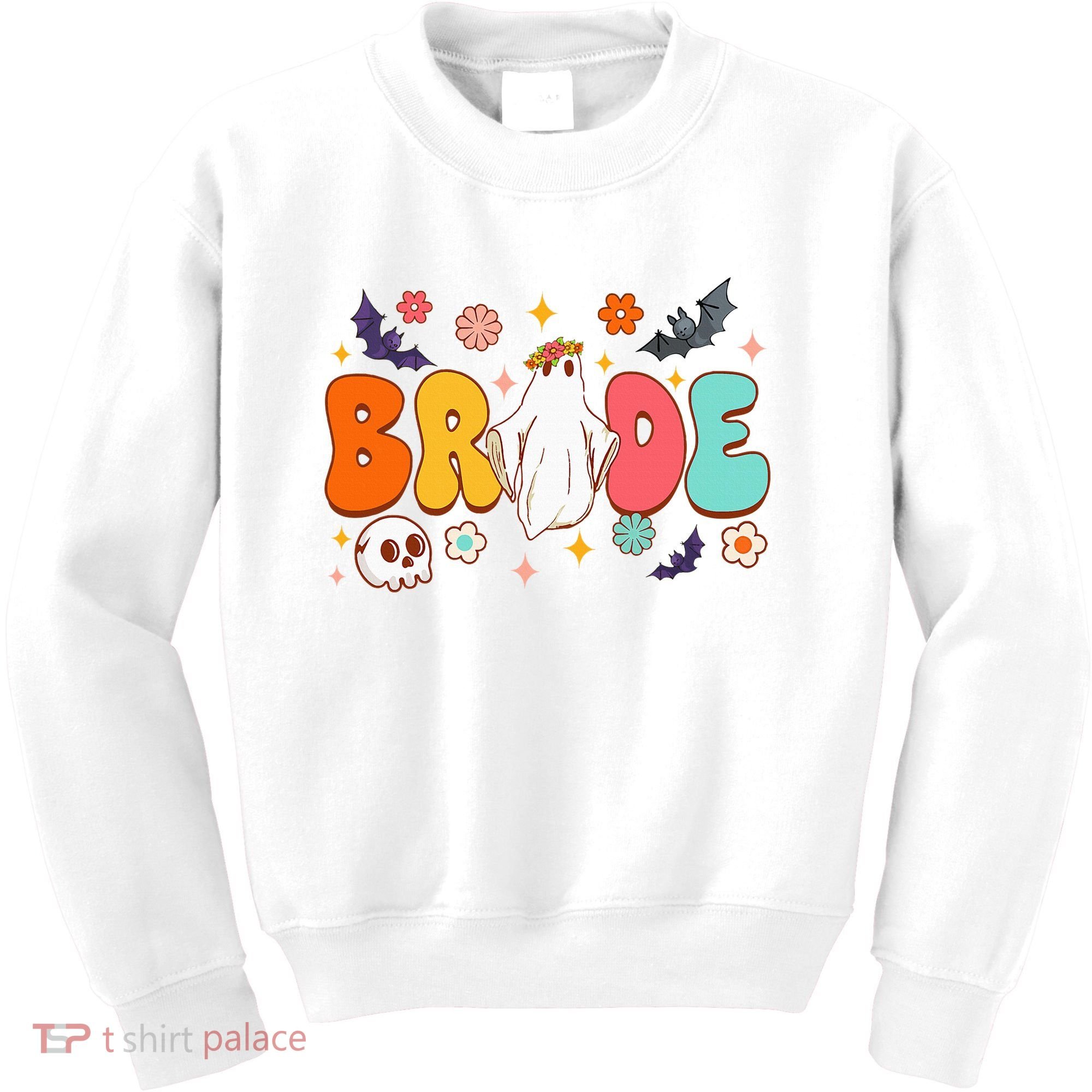 Spooky Halloween Bride To Be Bachelorette Party Matching Kids Sweatshirt