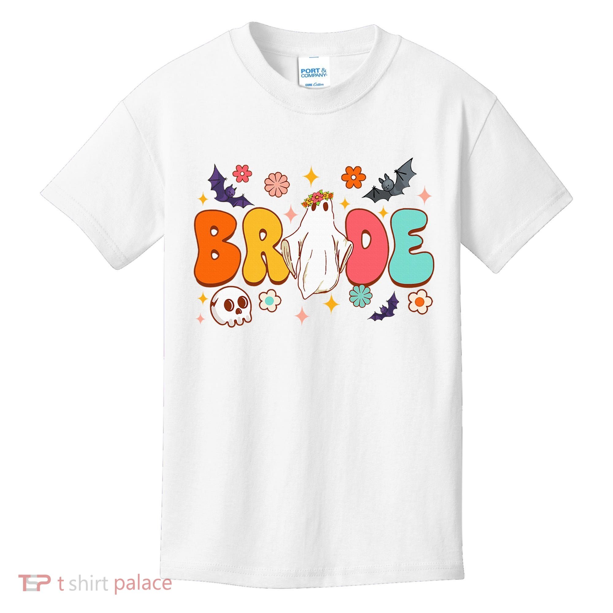 Spooky Halloween Bride To Be Bachelorette Party Matching Kids T-Shirt