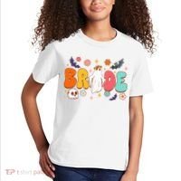 Spooky Halloween Bride To Be Bachelorette Party Matching Kids T-Shirt thumb 2
